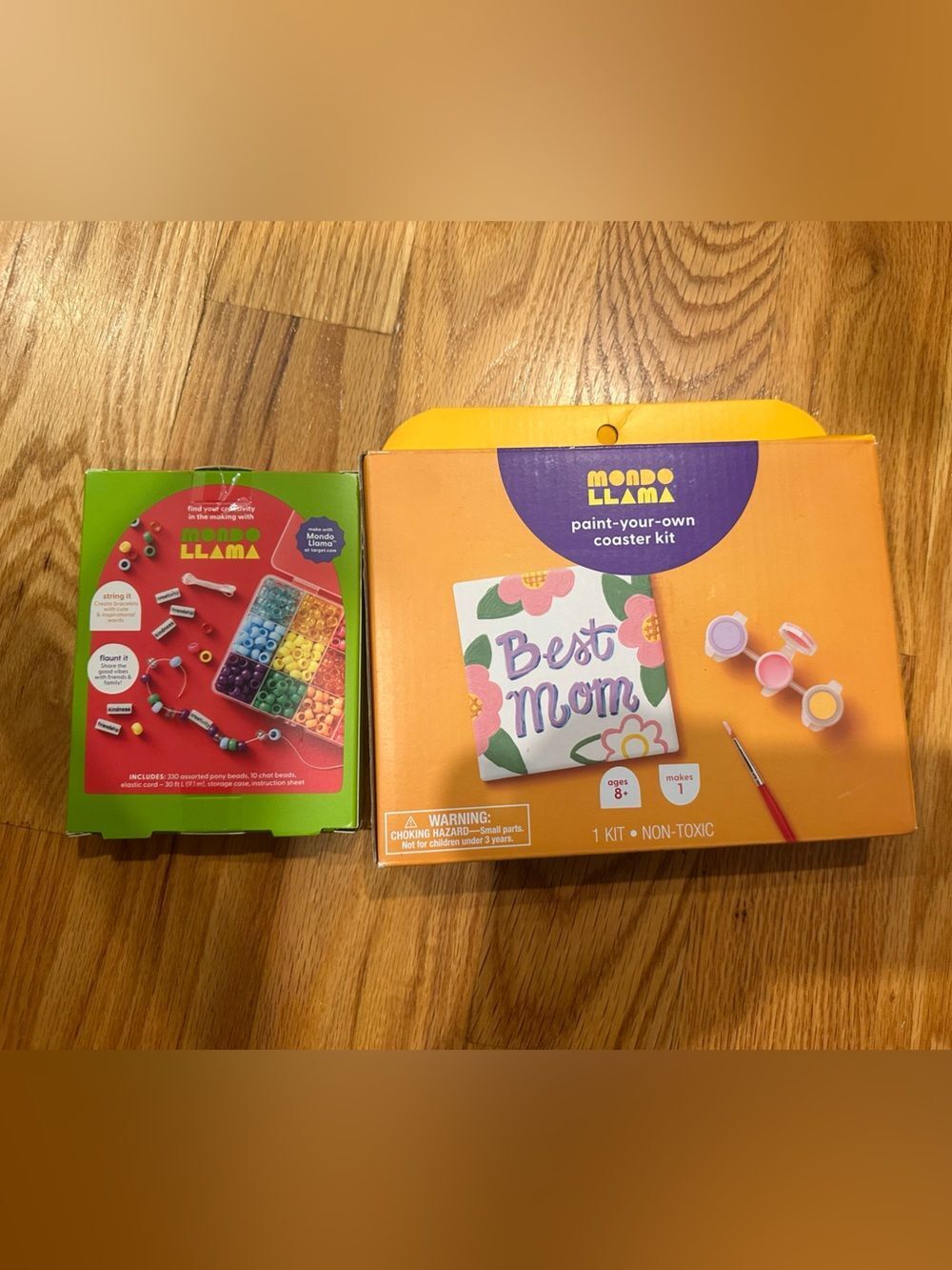 Kids Paint-Your-Own Coaster Kit - Arts & Crafts Jewelry making Kit